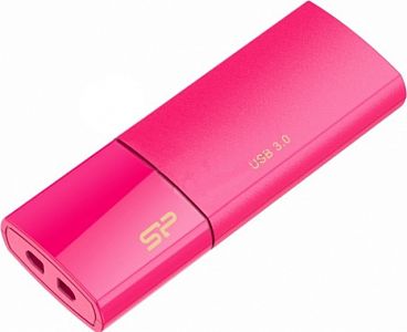 Флеш-накопитель 16Gb Silicon power, т.розовая, выдвижная